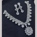 Manisha Jewellery American Diamond And Austrian Stone Necklace Set