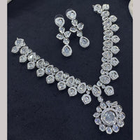 Manisha Jewellery American Diamond And Austrian Stone Necklace Set