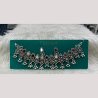 Manisha Jewellery Oxidised Plated Mirror Work Necklace Set 