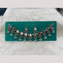 Manisha Jewellery Oxidised Plated Mirror Work Necklace Set 