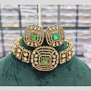 Manisha Jewellery Kundan Stone with Rudy Center Necklace Set