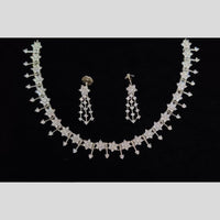 Manisha Jewellery Dazzling American Diamond  Necklace and Earrings