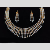 Manisha Jewellery Dazzling American Diamond  Necklace and Earrings