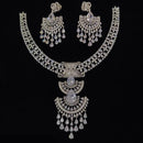 Manisha Jewellery Statement American Diamond Necklace Set