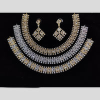 Manisha Jewellery Imperial American Diamond Necklace Set