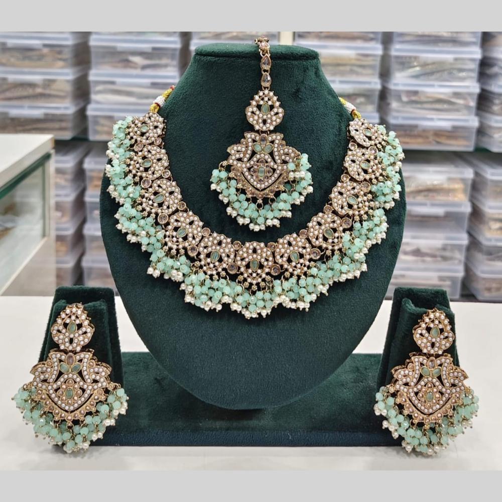 Manisha Jewellery Designer Kundan Necklace Set Ethnic Indian Wedding Jewelry