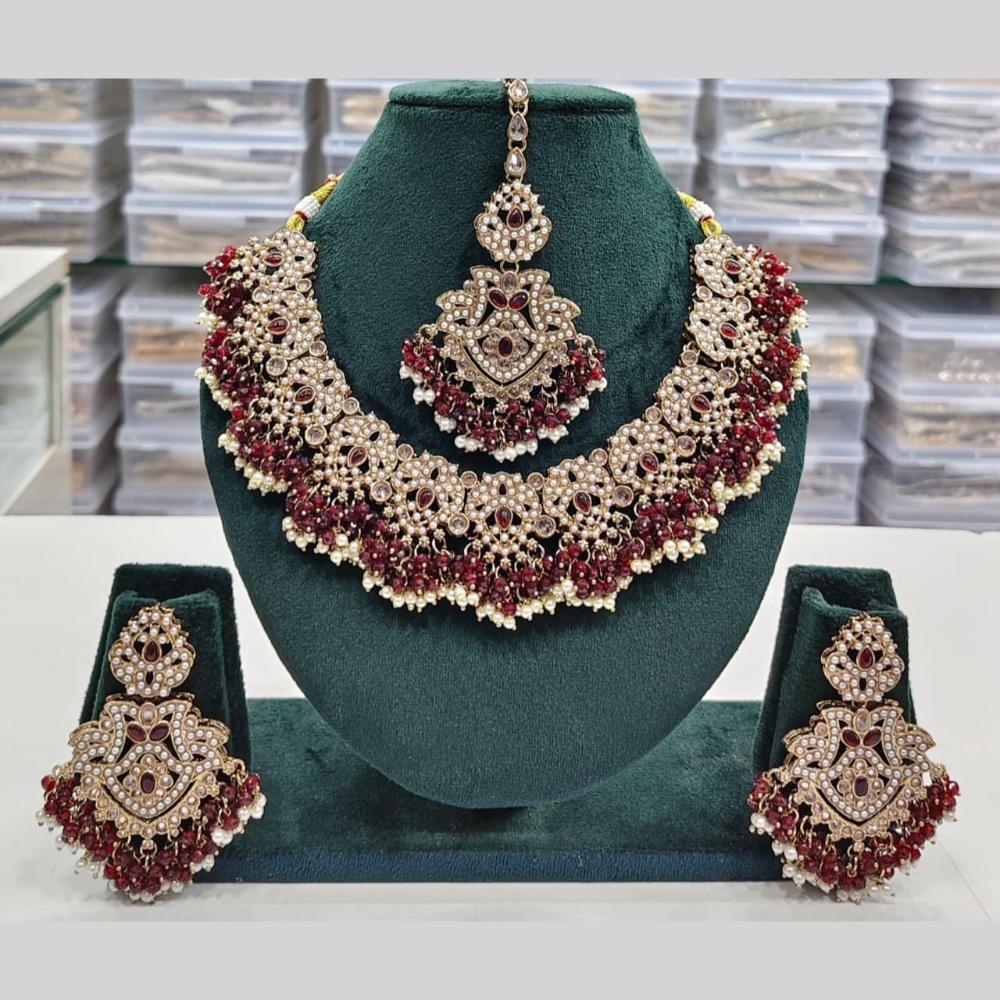 Manisha Jewellery Designer Kundan Necklace Set Ethnic Indian Wedding Jewelry