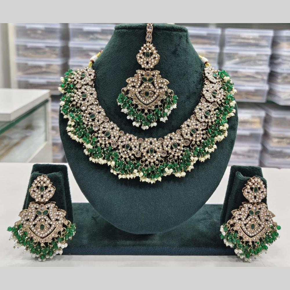 Manisha Jewellery Designer Kundan Necklace Set Ethnic Indian Wedding Jewelry