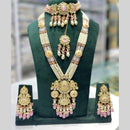 Manisha Jewellery Premium Designer Kundan With Beads Double Necklace Set