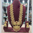 Manisha Jewellery Temple Necklace Set Long Lakshmi Design for Weddings & Pooja
