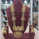 Manisha Jewellery Ethnic Long TempleNecklace Set with Goddess Motif