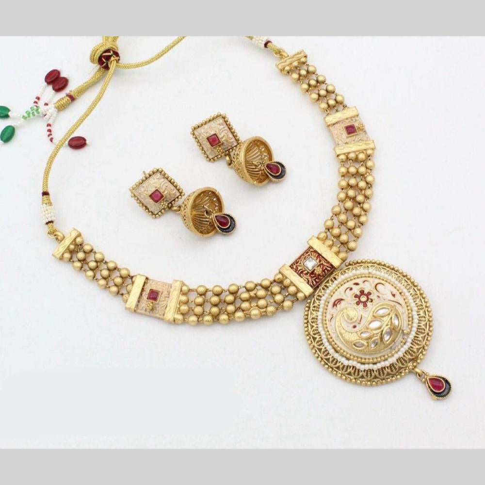 Manisha Jewellery Signature Meenakari Necklace Luxury Redefined