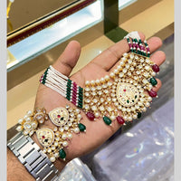 Manisha Premium Kundan Necklace Set with Matching Pearl Traditional Jewellery