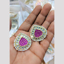 Manisha Jewellery Gold Plated Kundan Stone & Meenakari Stud Earrings