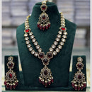 Manisha Jewellery Royal Glow Pota Stone And Pearl Necklace Set