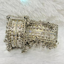 Manisha Jewellery Oxidiesd Plated Rustic Charm Openable Kada