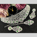 Glow Up Your Look Manisha Jewellery American Diamond Necklace Set