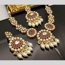Manisha Jewellery Kundan And Pearl Necklace Set