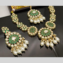 Manisha Jewellery Kundan And Pearl Necklace Set