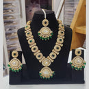 Manisha Jewellery Kundan And Beads  Necklace Set