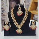 Manisha Jewellery Kundan And Beads  Necklace Set