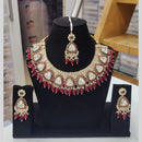 Manisha Jewellery Kundan Pearl And Beads  Necklace Set