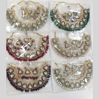 Manisha Jewellery Kundan Pearl And Beads  Necklace Set