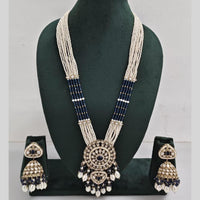 Manisha Jewellery Pearl And Kundan Stone Long Necklace Set