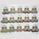 Manisha Jewellery Traditional Crystal Stone And Pearls Jhumki Earrings