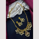 Manisha Jewellery Timeless Grace Austrain Stone And Pearls Necklace Set