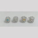 Manisha Jewellery Sparkling Crystal Stone Ring In Silver Plating Graceful Elegance For Every Day 