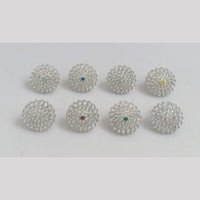 Manisha Jewellery Rediant Silver Plated Crystal Ring Refined Beauty for Modern Women 
