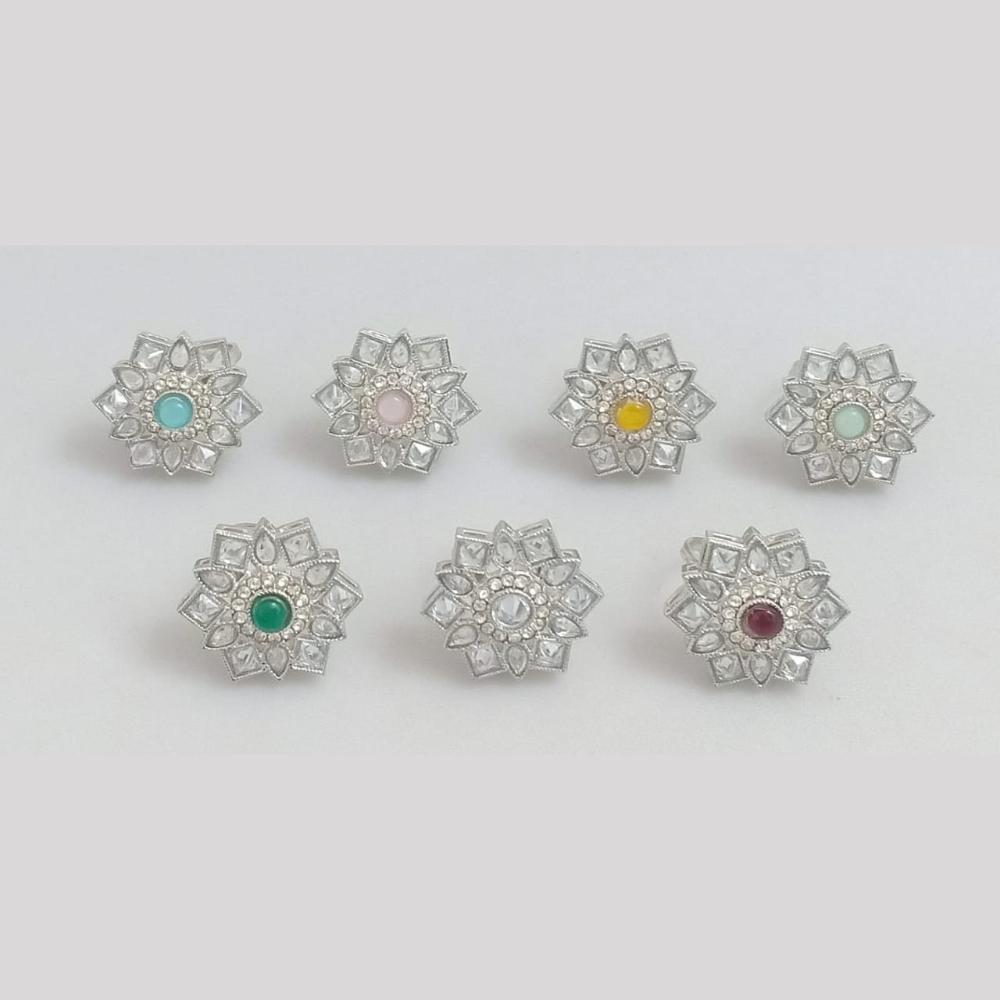 Manisha Jewellery Silver Plated Ring Crystal Stone A Touch Of Everyday Luxury
