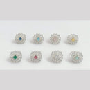 Manisha Jewellery Crystal Elegance Ring Silver Plated Brilliance With A Modern Twist 