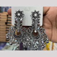 Manisha Jewellery Silver Refeclation Mirror Dangler Earrings Fusion of Trend 