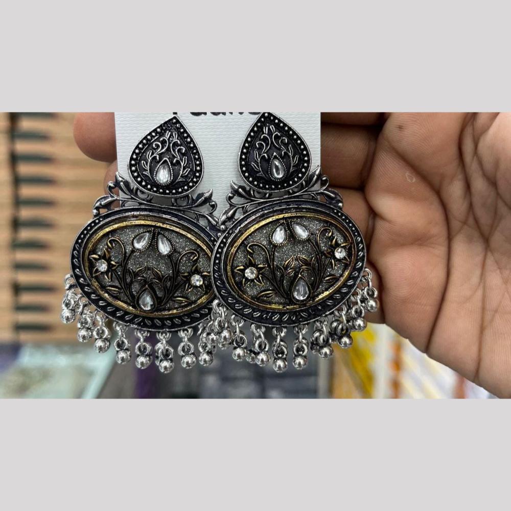 Manisha Jewellery 2 Tone Plated Dangler Earrings Stylish And Versatile Design
