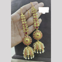 Manisha Jewellery Classic Indian Jhumka Earrings With Pota Stone And Pearl Hangings