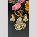 Manisha Jewellery Shimmering American Diamond Pendent & chain Set Ideal For Daily Glam 