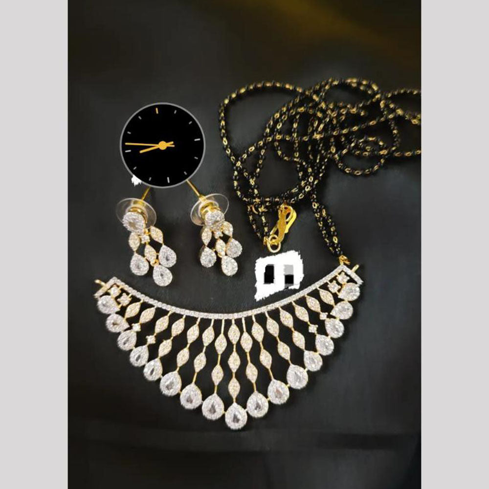Manisha Jewellery Mangalsutra With Austrain Stone Timeless Symbol Of Love