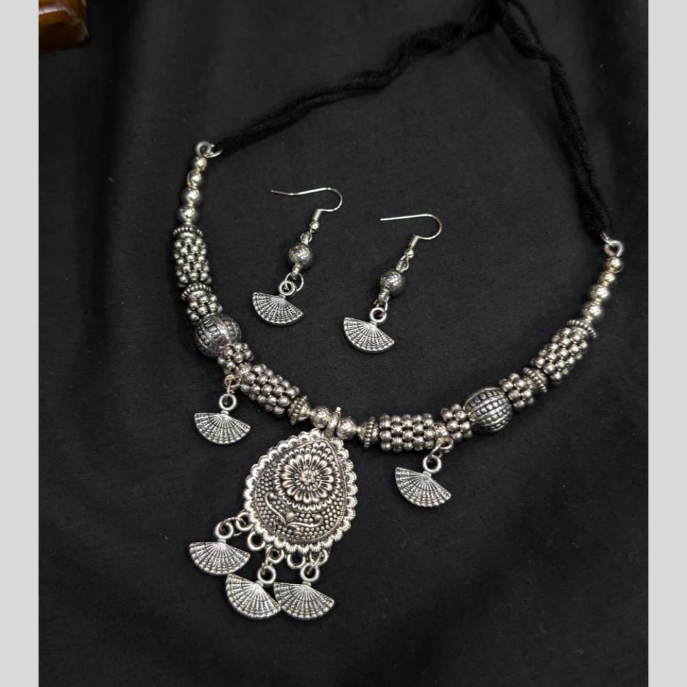 Manisha Jewellery Festival Jewel Oxidised Necklace Set Tribal Boho Vibes For Navratri Nights