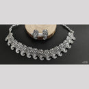 Manisha Jewellery Navratri Elegance Oxidised Necklace Set 