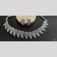 Manisha Jewellery Navratri Elegance Oxidised Necklace Set 