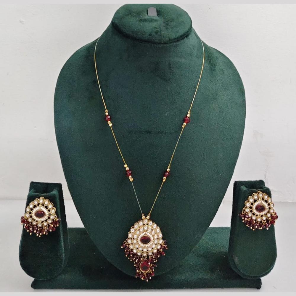 Manisha Jewellery Exclusive New Arrival Stunning Crystal And Pearl Necklace Set