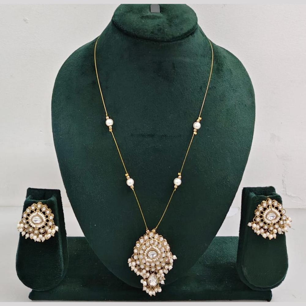 Manisha Jewellery Exclusive New Arrival Stunning Crystal And Pearl Necklace Set