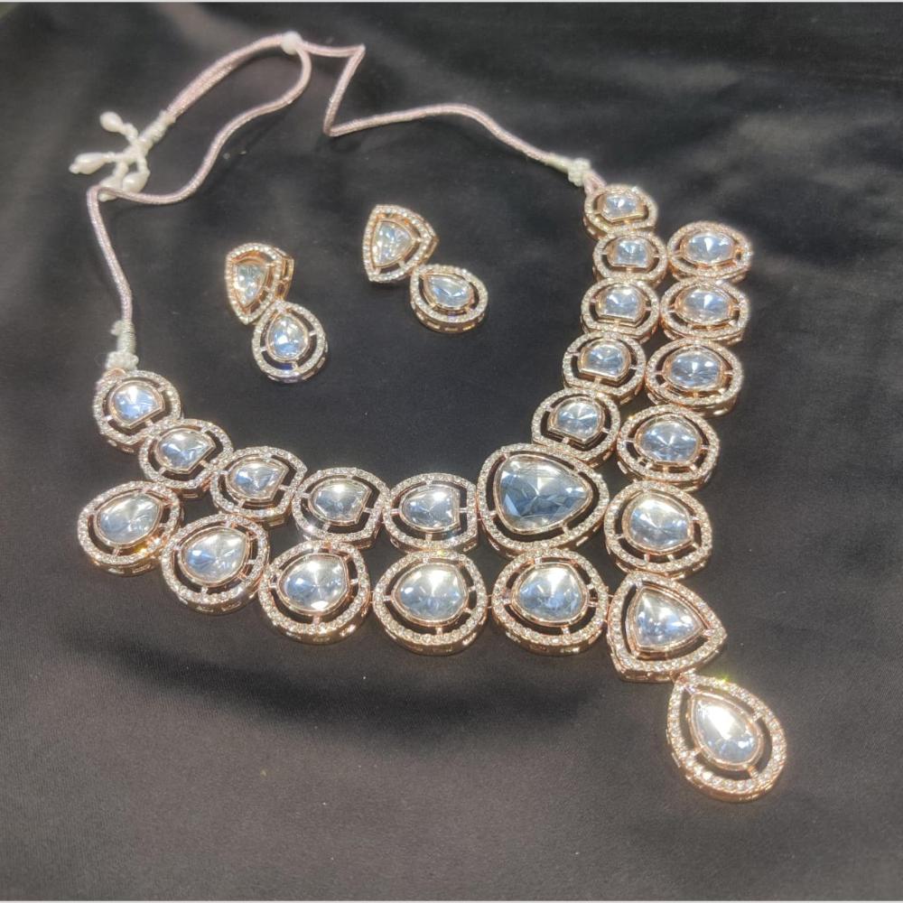 Manisha Jewellery Premium Kundan Neckalce Set Elegant Indian Jewellery