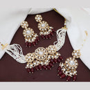 Manisha Jewellery Premium Kundan And Beads Choker Set Royal Charm For the Modern Bride