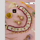 Manisha Jewellery Glam Pota Stone And Pearl Ensemble Perfect Fusion Of Tradition