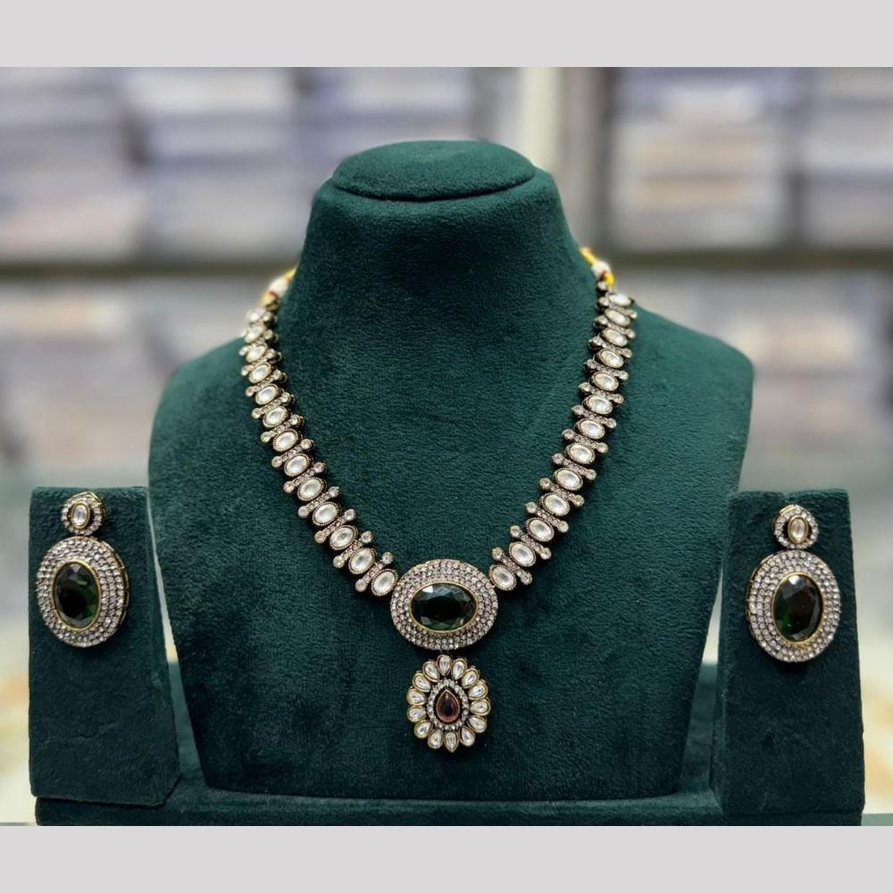 Manisha Jewellery Royal Pota And Austrain Stone Set Embodying The Beauty Of Tradition
