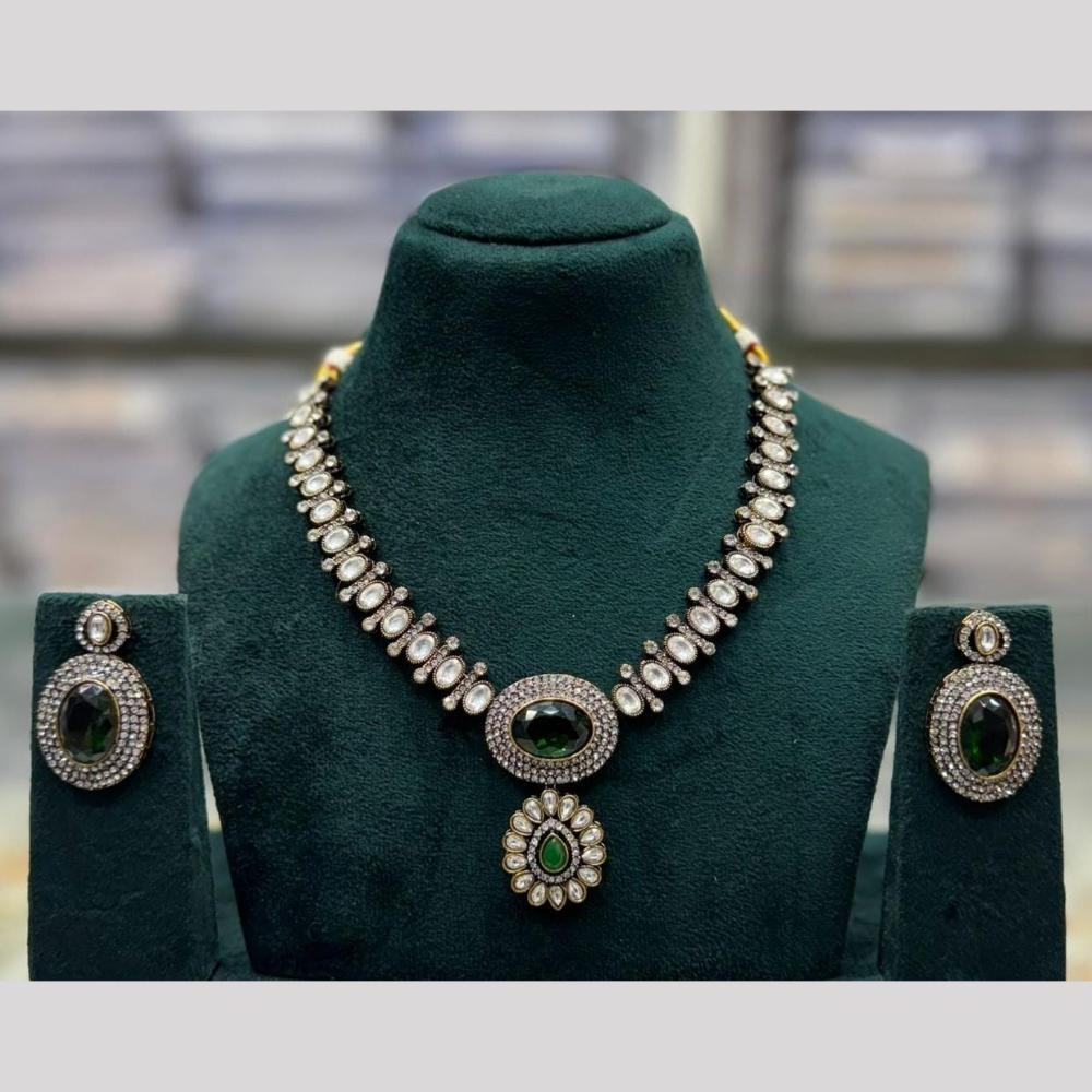Manisha Jewellery Royal Pota And Austrain Stone Set Embodying The Beauty Of Tradition