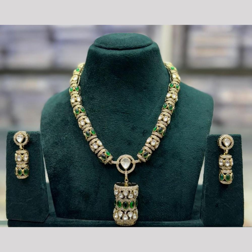 Manisha Jewellery Royal Pota And Austrain Stone Set Embodying The Beauty Of Tradition